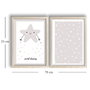 Wallity Cuadro Decorativo Enmarcado en MDF (2 piezas) 53 x 78 cm